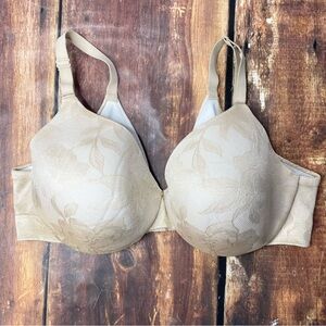 Cacique Bra. 42D. Nude Lace.